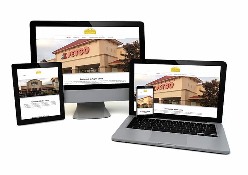 promenadeatnaplescentre.com home page
