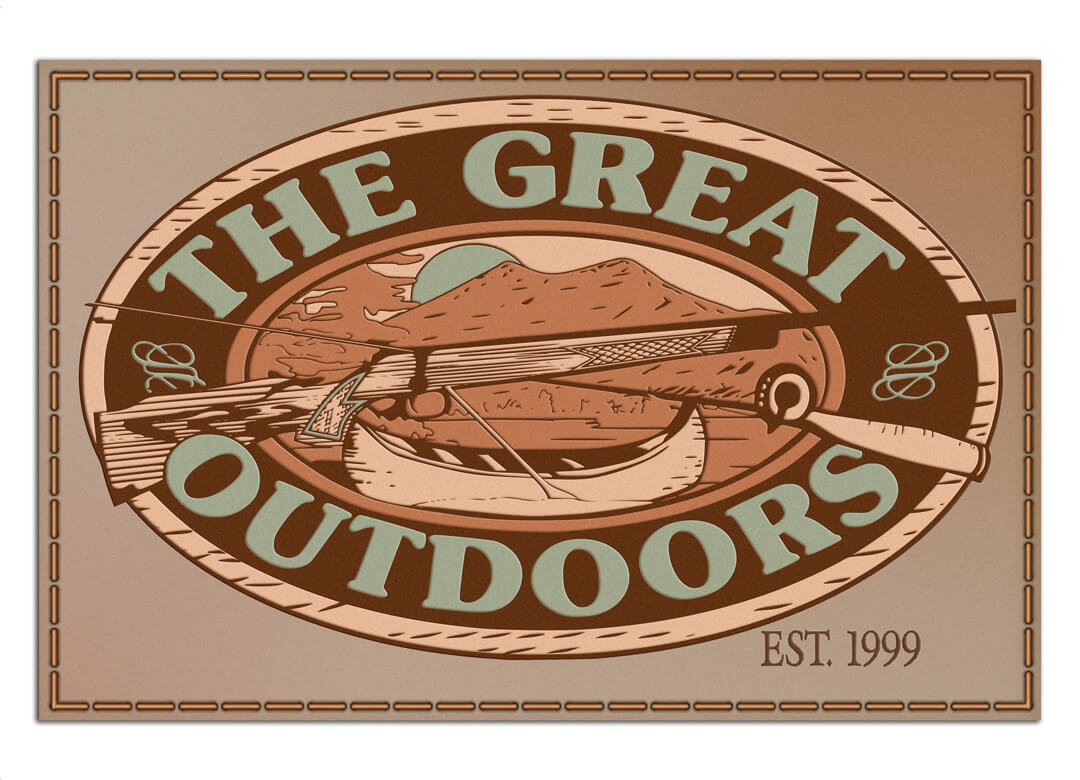 The Great Outdoors Logo Design by Dang Good Graphics